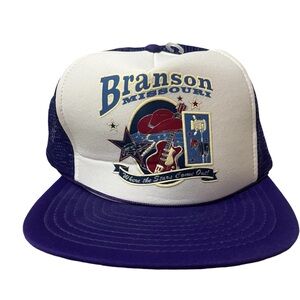 NEW Vintage Branson MO Where The Stars Come Out! MESH SNAPBACK TRUCKER HAT Hat